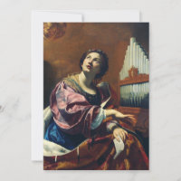 Saint Cecilia Premium "Heavenly Concert" Art Print