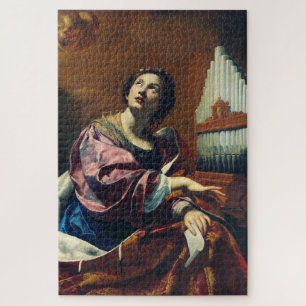 Saint Cecilia Premium "Heavenly Concert" Art Print Jigsaw Puzzle