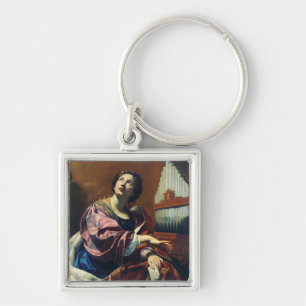 Saint Cecilia Premium "Heavenly Concert" Art Print Key Ring
