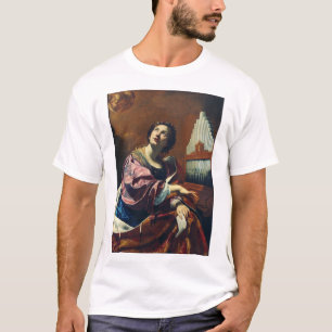Saint Cecilia Premium "Heavenly Concert" Art Print T-Shirt