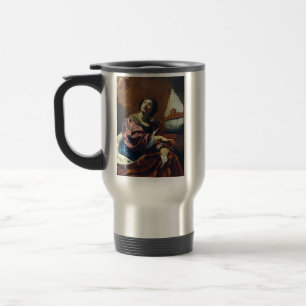 Saint Cecilia Premium "Heavenly Concert" Art Print Travel Mug