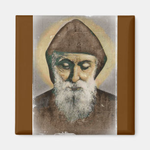Saint Charbel Portrait Magnet