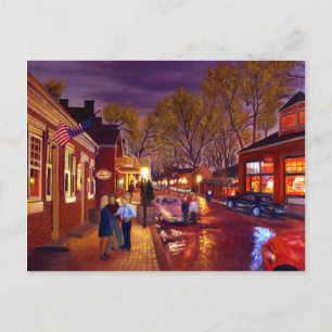 Saint Charles Cityscape Landscape Oil Painting Postcard