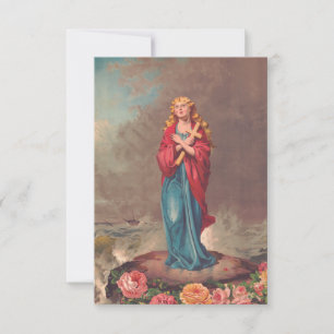 Saint Christina Of Bolsena Devotional Holy Card