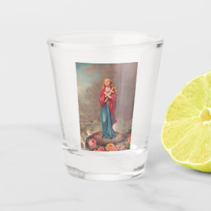 Saint Christina of Bolsena patron of sailors Shot Glass