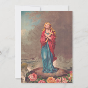 Saint Christina of Bolsena patron of sailors Thank You Card