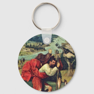 Saint Christopher. By Hieronymus Bosch (Best Quali Key Ring
