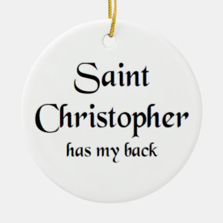 saint christopher coffee mug ceramic tree decoration