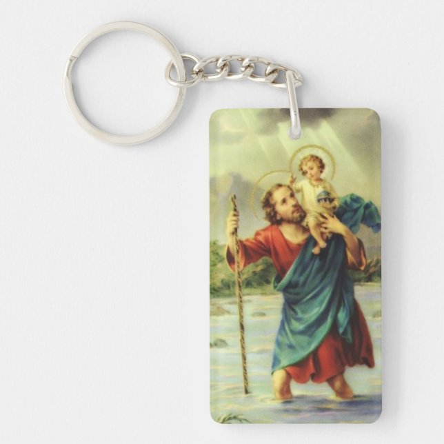 Saint Christopher  Key Ring (Front)
