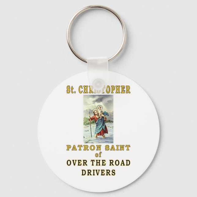 SAINT CHRISTOPHER KEY RING (Front)