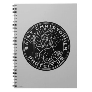 Saint Christopher Medal Notebook