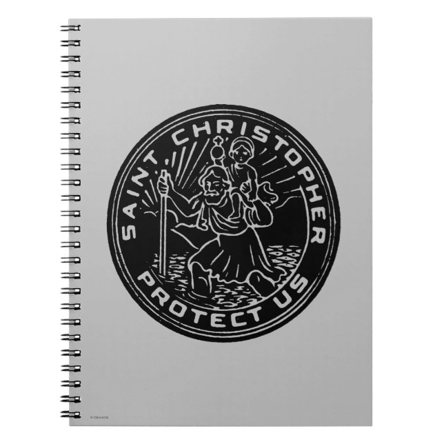 Saint Christopher Medal Notebook (Front)