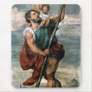 Saint Christopher Mouse Mat