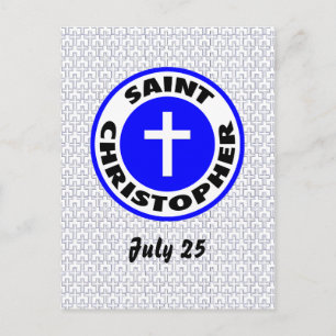 Saint Christopher Postcard