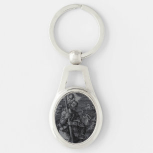 Saint Christopher venerated by Christians Key Ring