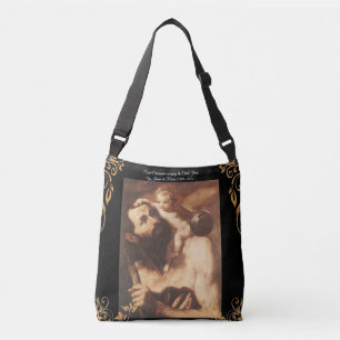 Saint Christopher with the Child Christ Crossbody Bag