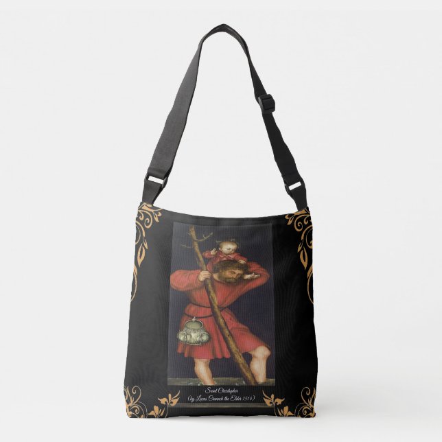 Saint Christopher with the Infant Christ Crossbody Bag (Front)