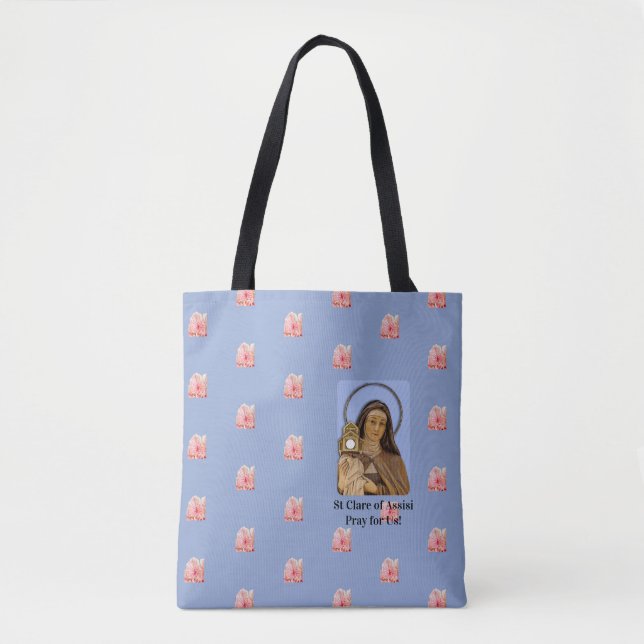 Saint Clare Assisi Tote Bag (Front)