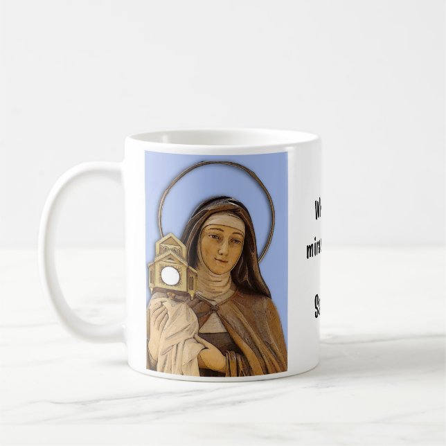Saint Clare of Assisi  Coffee Mug (Left)