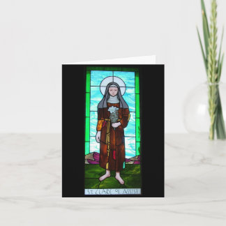 Saint Clare of Assisi notecard