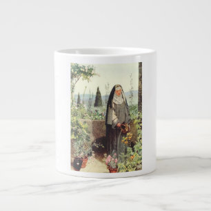 Saint Clare of Assisi: Patroness of Television Large Coffee Mug