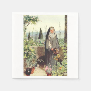 Saint Clare of Assisi: Patroness of Television Napkin