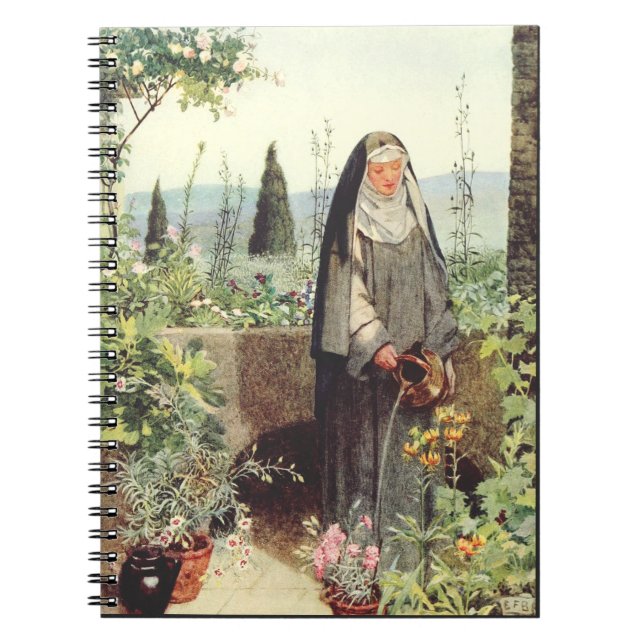 Saint Clare of Assisi: Patroness of Television Notebook (Front)