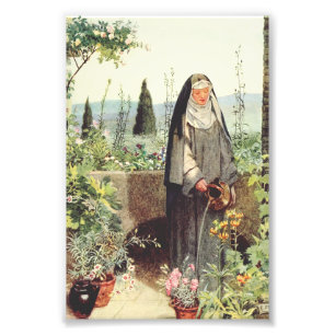 Saint Clare of Assisi: Patroness of Television Photo Print