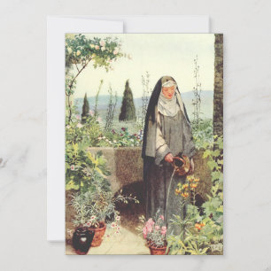 Saint Clare of Assisi: Patroness of Television Thank You Card