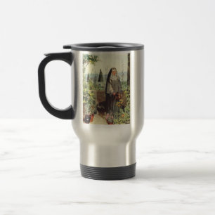 Saint Clare of Assisi: Patroness of Television Travel Mug