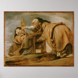 Saint Clare of Assisi Poster