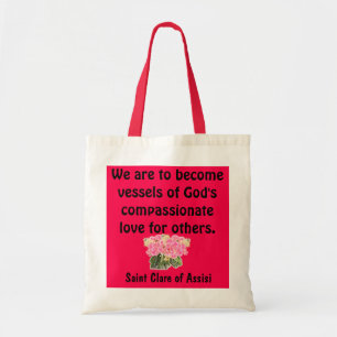 Saint Clare of Assisi Tote Bag