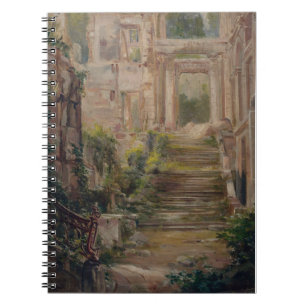 Saint-Cloud Castle Ruins Stairs Notebook