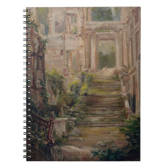 Saint-Cloud Castle Ruins Stairs Notebook (Front)