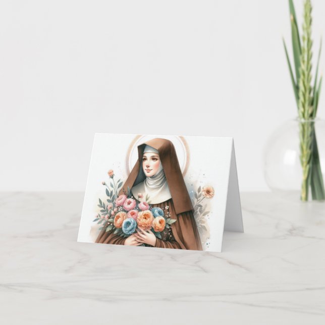 Saint Colette-Saint of Infertility Card (Front)