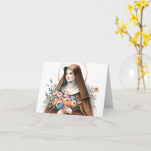 Saint Colette-Saint of Infertility Card