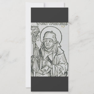 Saint Columba of Iona Sacred Celtic Graphic Art