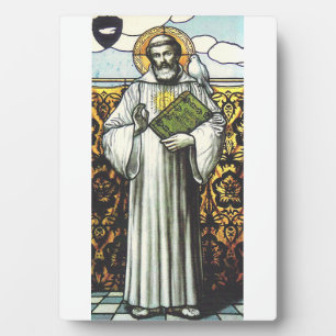 Saint Columbanus Irish missionary Plaque