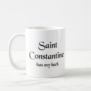 saint constantine coffee mug