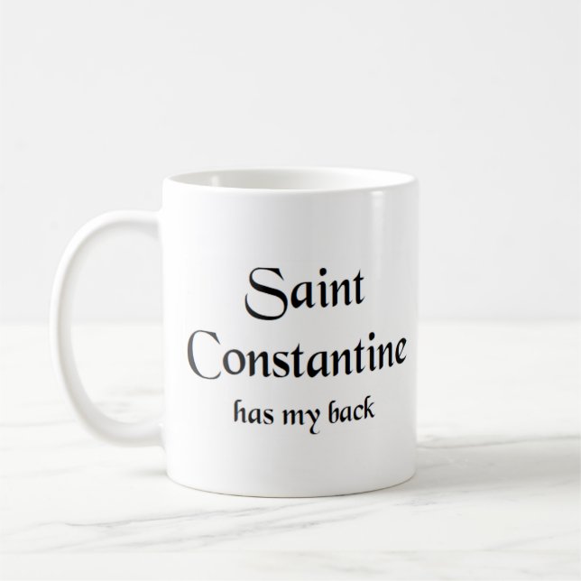 saint constantine coffee mug (Left)