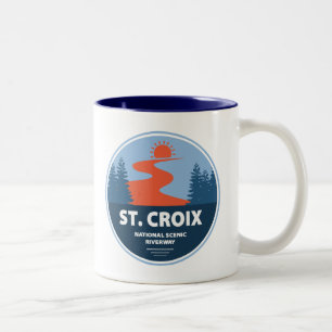 Saint Croix National Scenic Riverway Two-Tone Coffee Mug