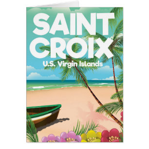 Saint Croix, U.S. Virgin Islands travel poster
