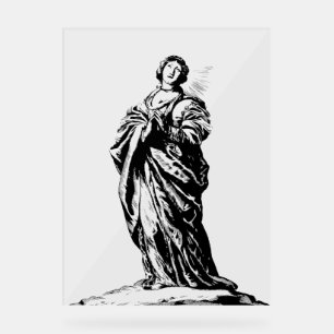 Saint Cunera of Rhenen virgin and martyr Acrylic Sign