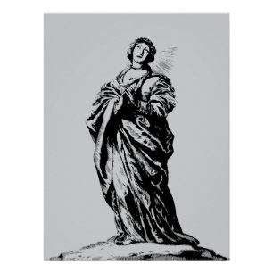 Saint Cunera of Rhenen virgin and martyr Poster