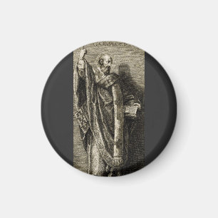 Saint Cyril of Jerusalem Sacred Graphic Art Magnet