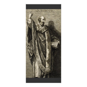 Saint Cyril of Jerusalem Sacred Graphic Art Rack Card