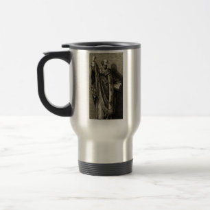 Saint Cyril of Jerusalem Sacred Graphic Art Travel Mug