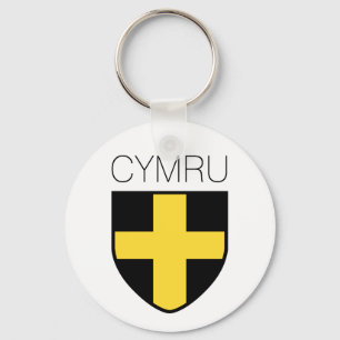 Saint David Badge (Wales/ Cymru) Key Ring
