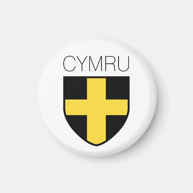 Saint David Badge (Wales/ Cymru) Magnet (Front)
