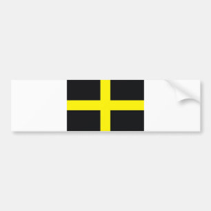 saint david cross flag united kingdom wales bumper sticker